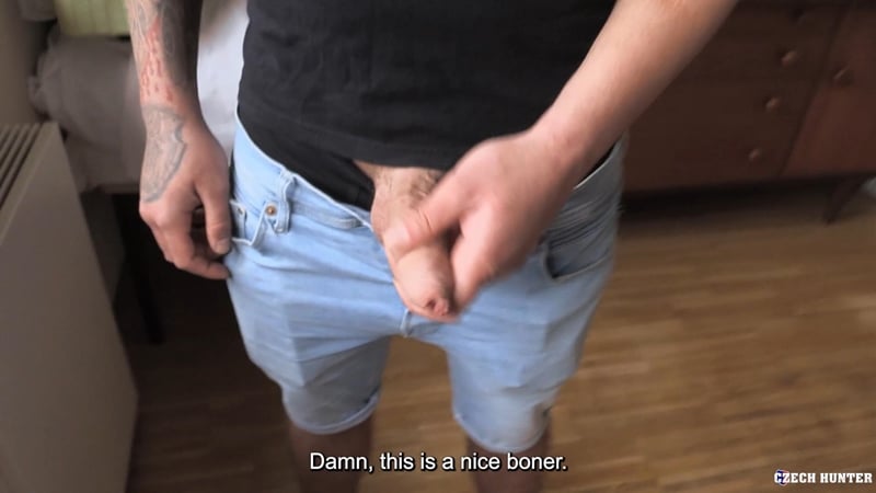 Sexy straight dude virgin asshole fucked a big uncut dick at Czech Hunter 719 22 gay porn image - Sexy straight dude’s virgin asshole fucked by a big uncut dick at Czech Hunter 719
